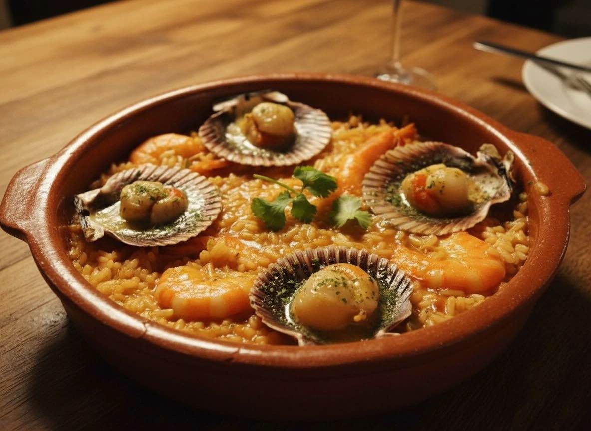 Shrimp and Scallop Rice