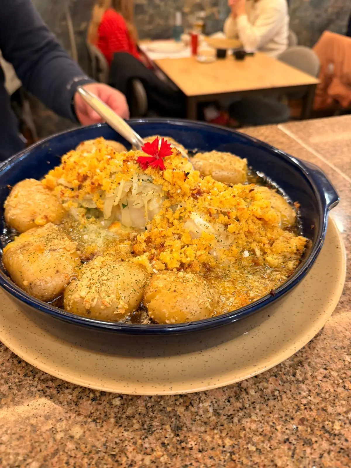 Codfish with Bread Migas
