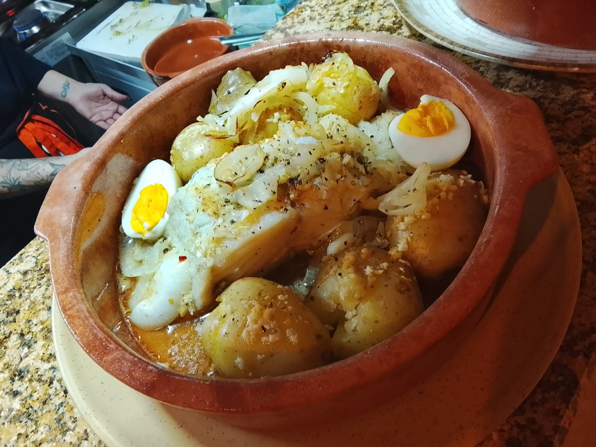 Codfish Lagareiro Style