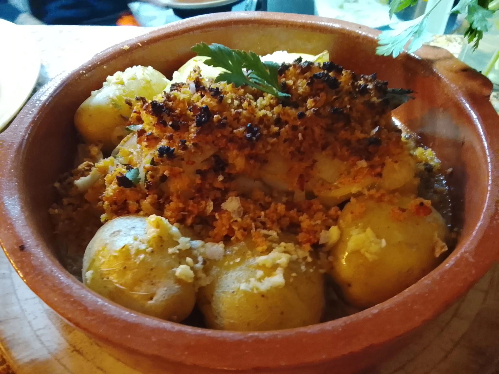 Codfish with Bread Migas